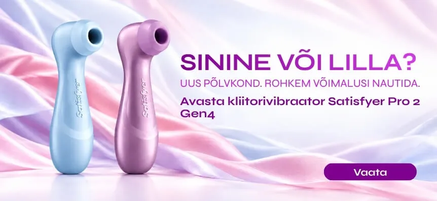 Sinine või lilla? Avasta uued Satisfyer Pro 2 Gen4 kliitoristimulaatorid Desirel.ee veebipoes | Sekspood Eesti Desirel.ee