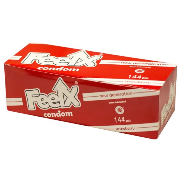 FeelX kondoomid maasikamaitsega (144tk)