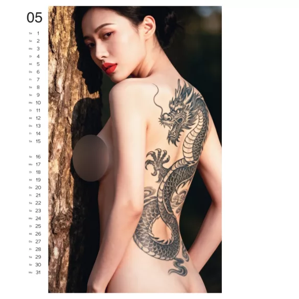 Tattoo Girls 2027 - erootiline seinakalender (1 tk)