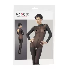 NO:XQSE - seksikas bodystocking naistele - must - M/L