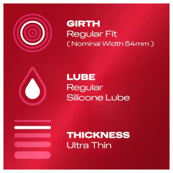 Durex - õhuke kondoom - eriti naturaalne tunne - 10 tk