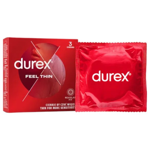 Durex Feel Thin - Elutru tunnetusega kondoomid (3 tk)