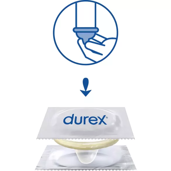 Durex Feel Thin - naturaalset tunnet pakkuv kondoom (3 tk)