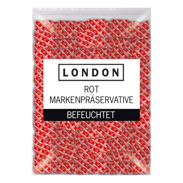 London - maasikamaitselised kondoomid (1000tk)