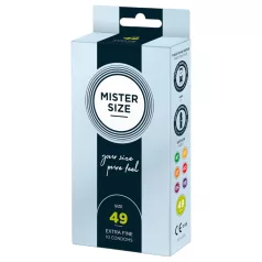 Mister Size - õhuke kondoom - 49mm - 10 tk