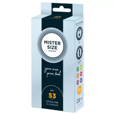 Mister Size - õhuke kondoom - 53mm - 10 tk