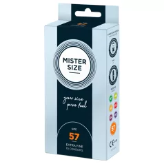 Mister Size - õhuke kondoom - 57 mm - 10 tk