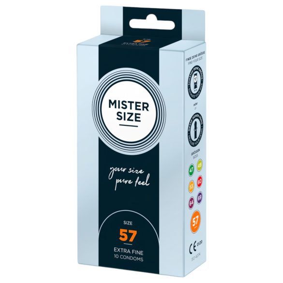 Mister Size õhuke kondoom - 57mm (10 tk)