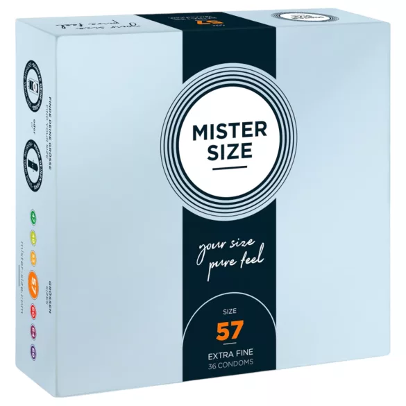 Mister Size - õhuke kondoom - 57 mm - 36 tk