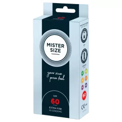 Mister Size - õhuke kondoom - 60mm - 10 tk