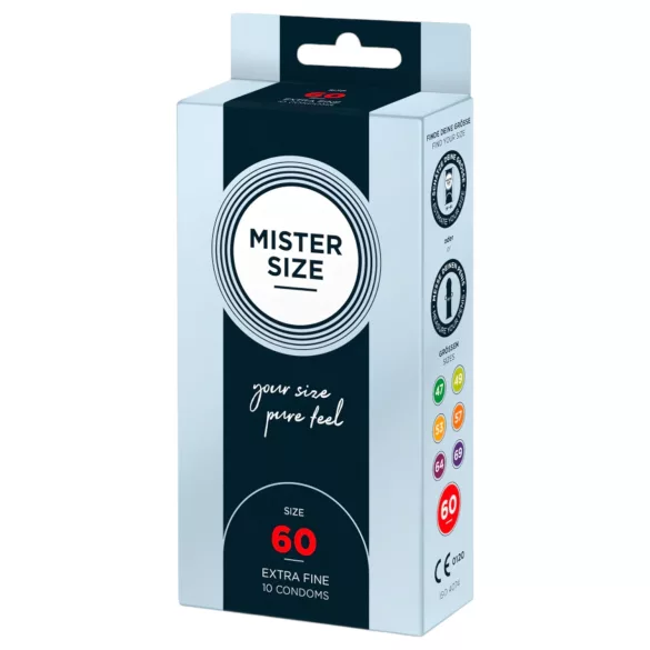 Mister Size - õhuke kondoom - 60mm - 10 tk