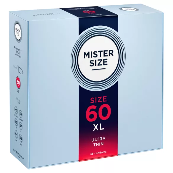 Mister Size - õhuke kondoom - 60 mm - 36 tk