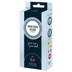 Mister Size - õhuke kondoom - 64mm - 10 tk