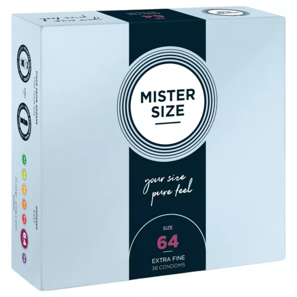 Mister Size - õhuke kondoom - 64mm - 36 tk