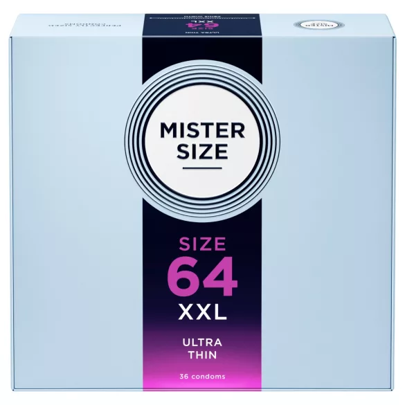 Mister Size - õhuke kondoom - 64mm - 36 tk