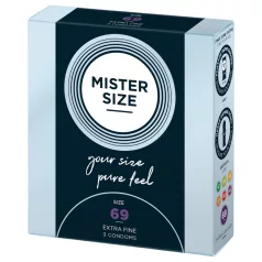 Mister Size - õhuke kondoom - 69 mm - 3 tk