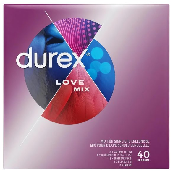 Durex Love Mix - kondoomipakk - 40 tk