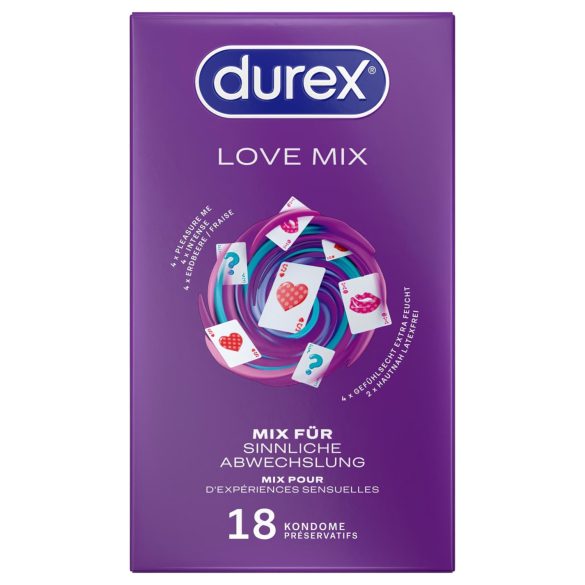 Durex Love Mix - kondoomipakk - 18 tk