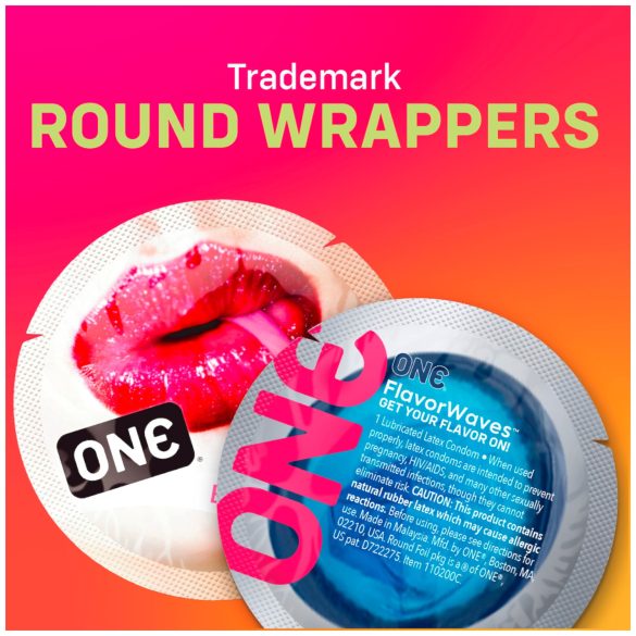 ONE Flavor Waves - maitsega kondoomid - assortii (12 tk)