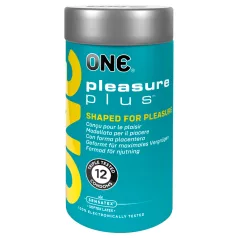 ONE Pleasure Plus - sisemiste ribidega kondoomid - 12 tk