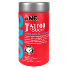 ONE Tattoo Touch - kondoomid tätoveeringumustriga - 12 tk