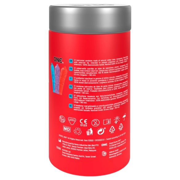 ONE Tattoo Touch - kondoomid tätoveeringumustriga - 12 tk