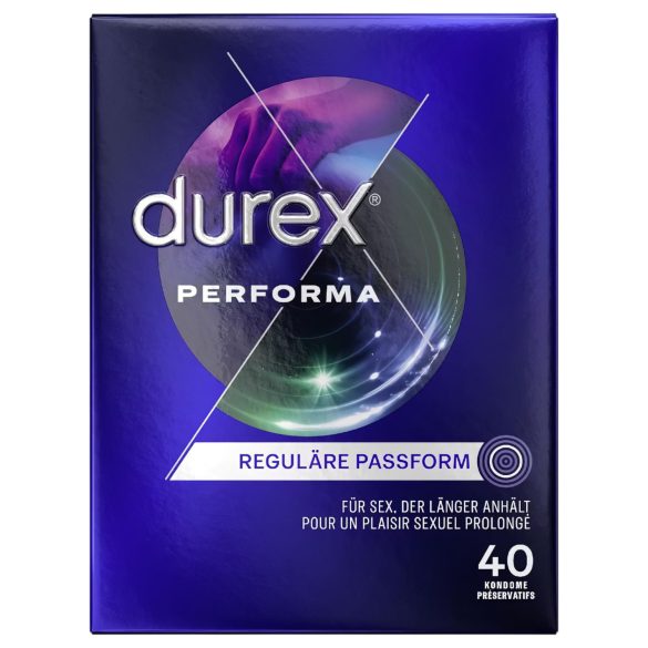 Durex Performa - viivitust andev kondoom - 40 tk