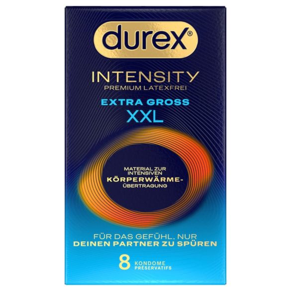 Durex Intensity XXL - lateksivaba kondoomid - 8 tk