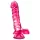 B Yours Basic 8 - munanditega dildo - 23 cm - roosa