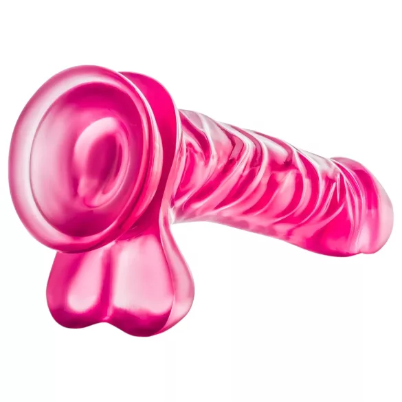 B Yours Basic 8 - munanditega dildo - 23 cm - roosa