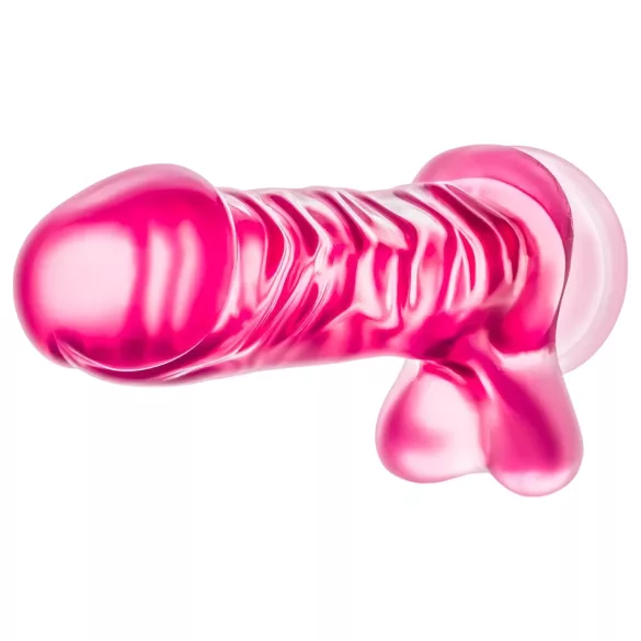 B Yours Basic 8 - munanditega dildo - 23 cm - roosa