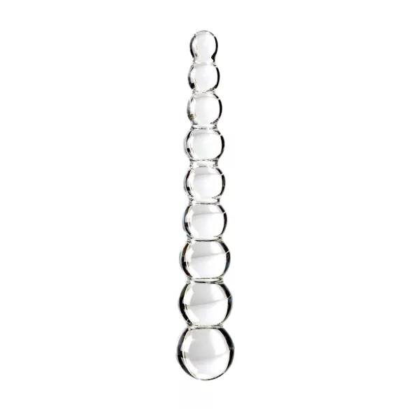 Icicles No. 2 - klaasist dildo kuulidega - läbipaistev