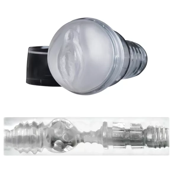 Fleshlight Ice Lady - läbipaistev masturbaator - vaginaalsisene