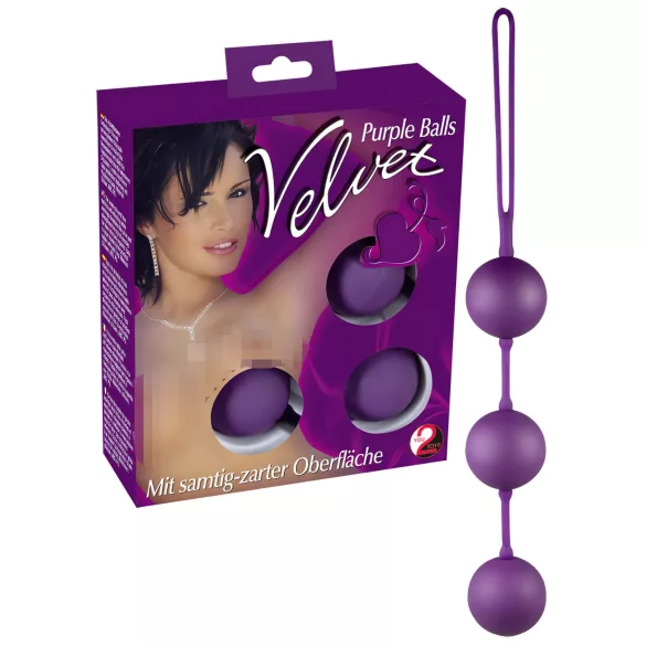 You2Toys - tupekuulid kolmekordne - sametine lilla