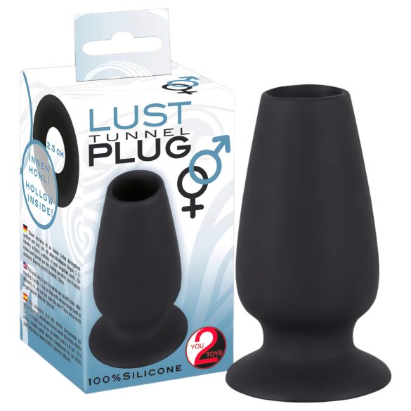 You2Toys - Lust Tunnel - õõnes anaaldilaator (must)