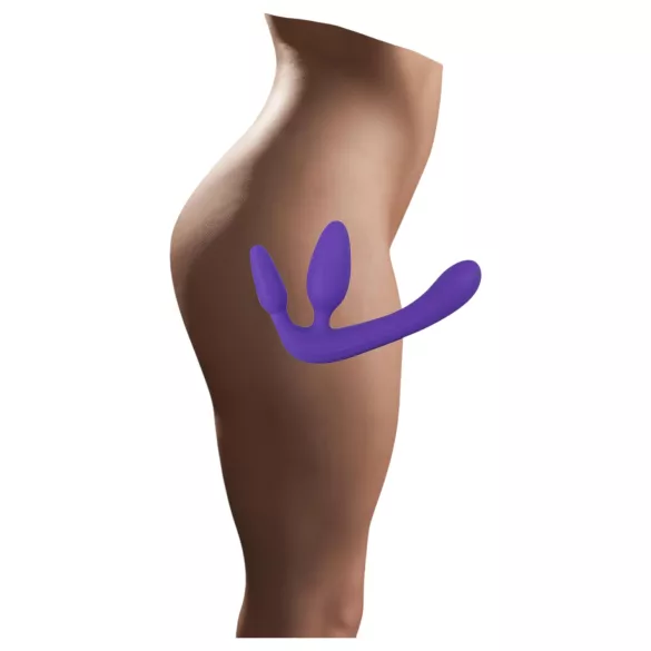 Kolmik - dildo ilma rihmata - silikoon - lilla