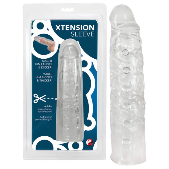 You2Toys - Xtension peenisehülss (läbipaistev)