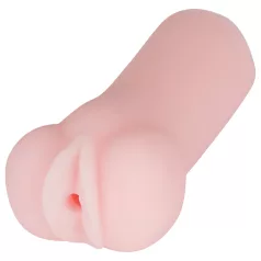 Szuper rugalmas - mini tupe masturbator - naturaalne värv