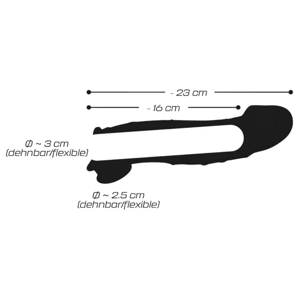 Crystal Skin - peenise pikendaja peniskate