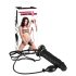 You2Toys - Täispuhutav Kinnitatav Dildo - õõnes silikoon (must)