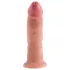 King Cock 9 - realistlik dildoga iminapaga - 23cm naturaalne