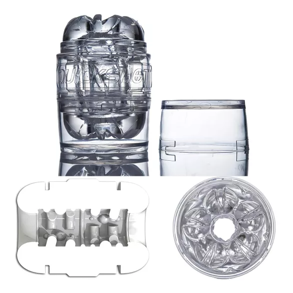 Fleshlight Quickshot Vantage - reisimasin meestele - läbipaistev