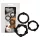 You2Toys - peeniserõngaste komplekt - must - 3 tk