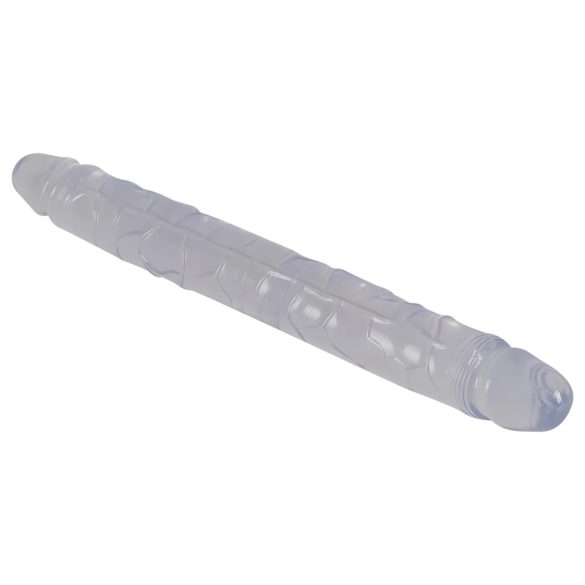 Kristalliline kaheotsaline dildo (34cm)