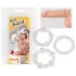 You2Toys - Ole kõva! peeniserõngaste komplekt - läbipaistev (3 tk)