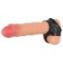 You2Toys - Lateks peenise- ja munandirõngas - must