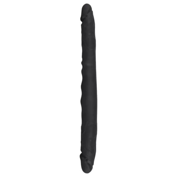 Bad Kitty - topelt dildosilikoon - must