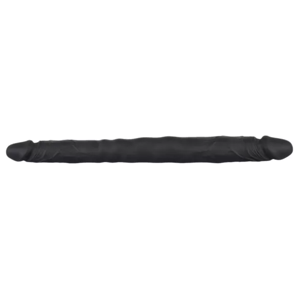 Bad Kitty - topelt dildosilikoon - must
