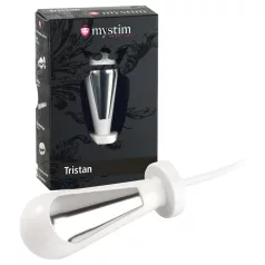mystim Tristan - elektro dildo - anaalikoonus - valge