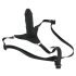 You2Toys - Silikoonist Strap-On - kinnitatav dildo (must)